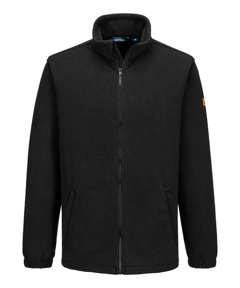 Portwest AS26 Anti-Static ESD Fleece in Black