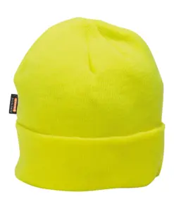 Portwest B013 Insulated Knit Beanie in Yellow