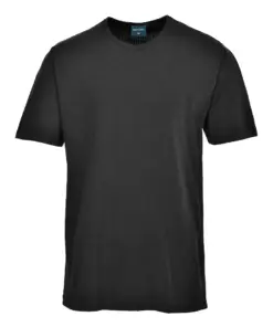 Portwest B120 Thermal T-Shirt Short Sleeve in Black