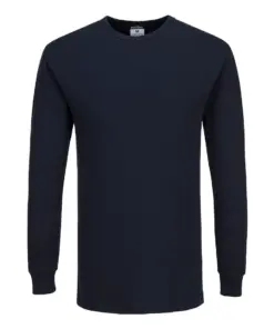 Portwest B123 Thermal T-Shirt Long Sleeve in Navy