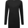 Portwest B194 Women's Cotton Modesty T-Shirt Long Sleeve in Black