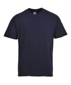 Portwest B195 Turin Cotton T-Shirt Short Sleeve in Navy