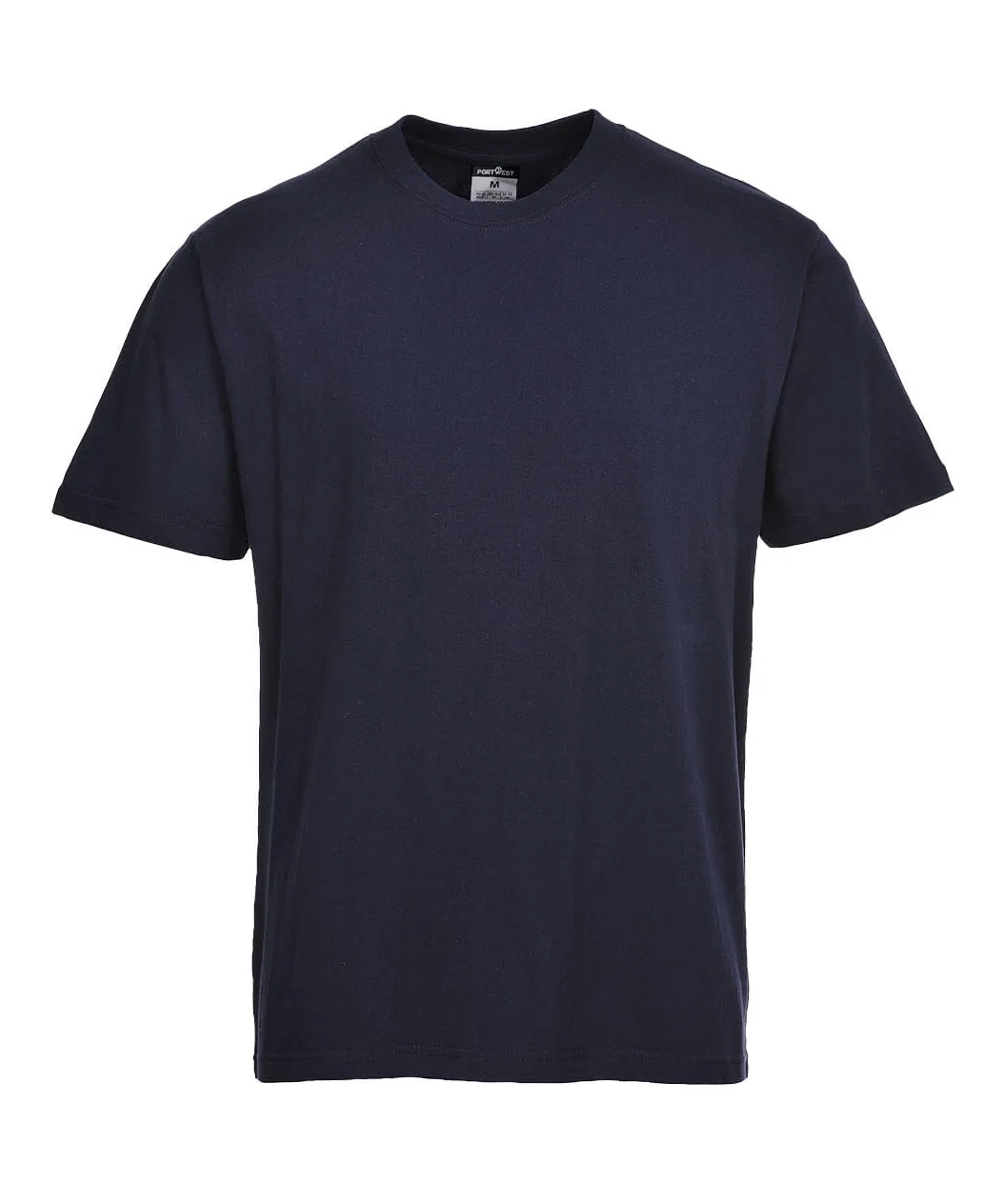 Portwest B195 Turin Cotton T-Shirt Short Sleeve in Navy