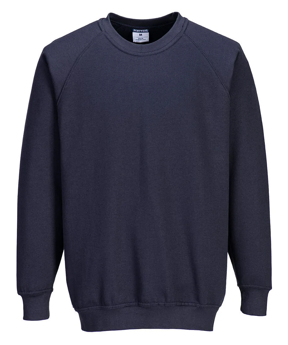 Portwest B300 Roma Sweatshirt in Navy