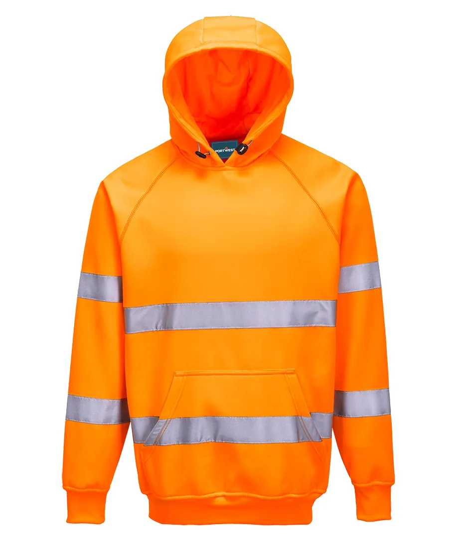 Portwest B304 Hi-Vis Hoodie in Orange