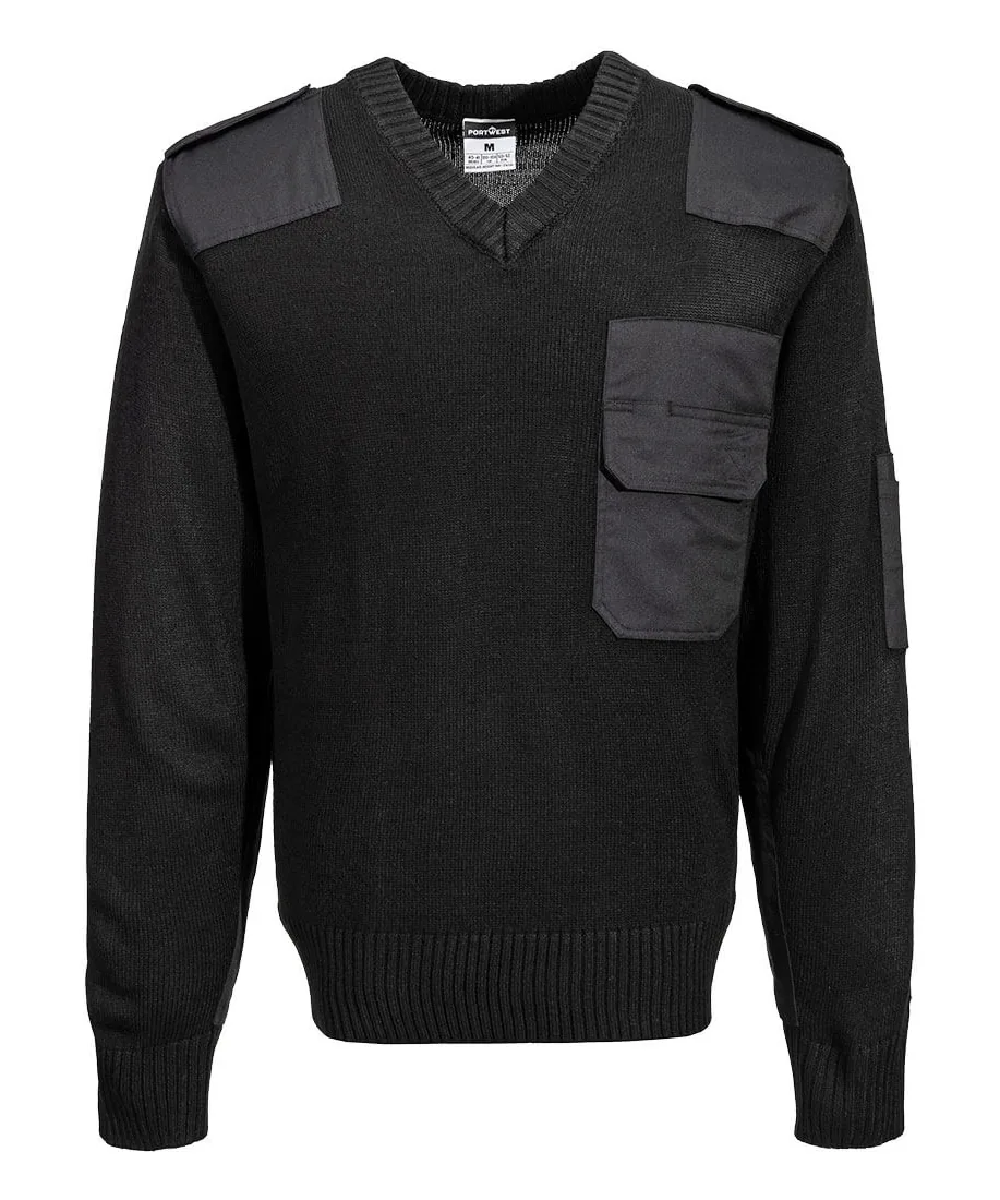 Portwest B310 Nato Sweater in Black