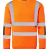 Portwest B313 Hi-Vis Knit Sweatshirt in Orange