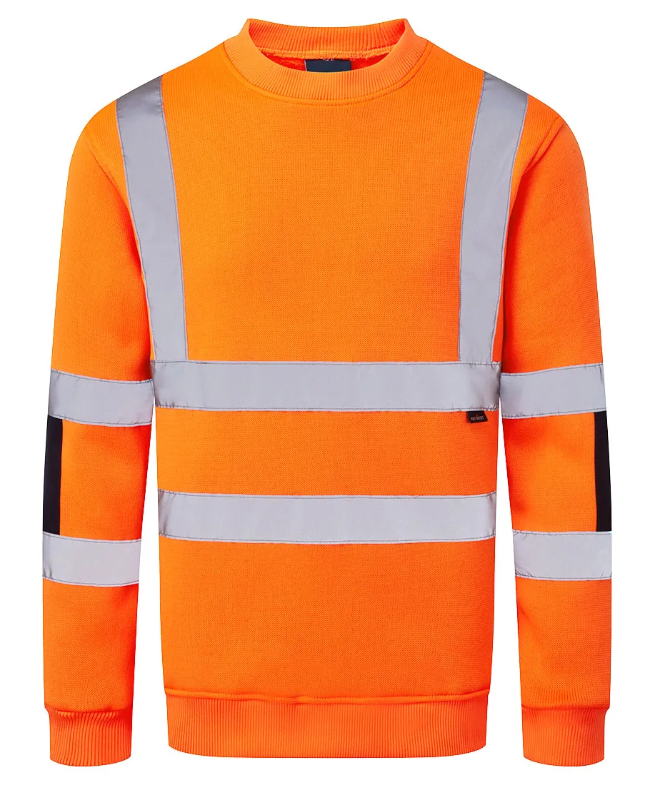 Portwest B313 Hi-Vis Knit Sweatshirt in Orange