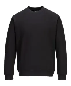 Portwest B330 Women's Sweatshirt in Black