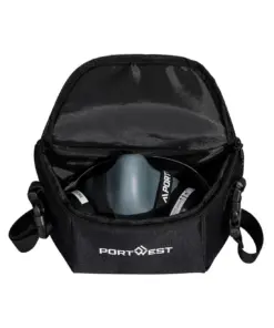 Portwest B940 Half Mask Storage Bag in Black