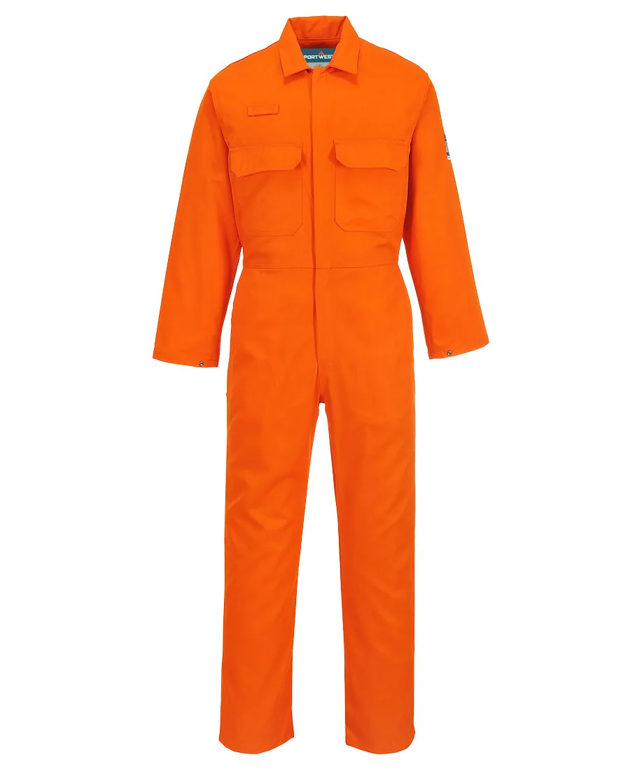 Portwest BIZ1 Bizweld Work FR Coverall in Orange