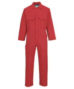 Portwest BIZ1 Bizweld Work FR Coverall in Red