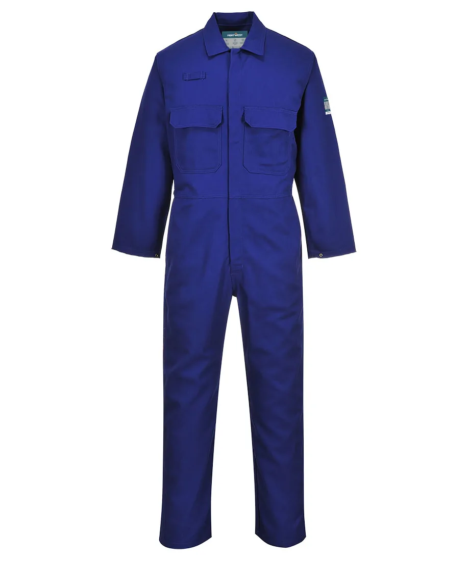 Portwest BIZ1 Bizweld Work FR Coverall in Royal Blue