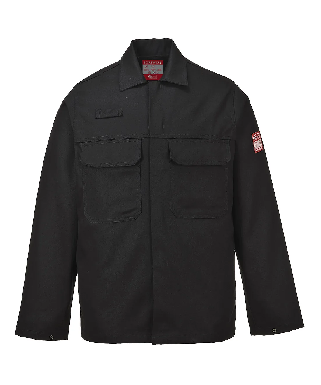 Portwest BIZ2 Bizweld Work FR Jacket in Black