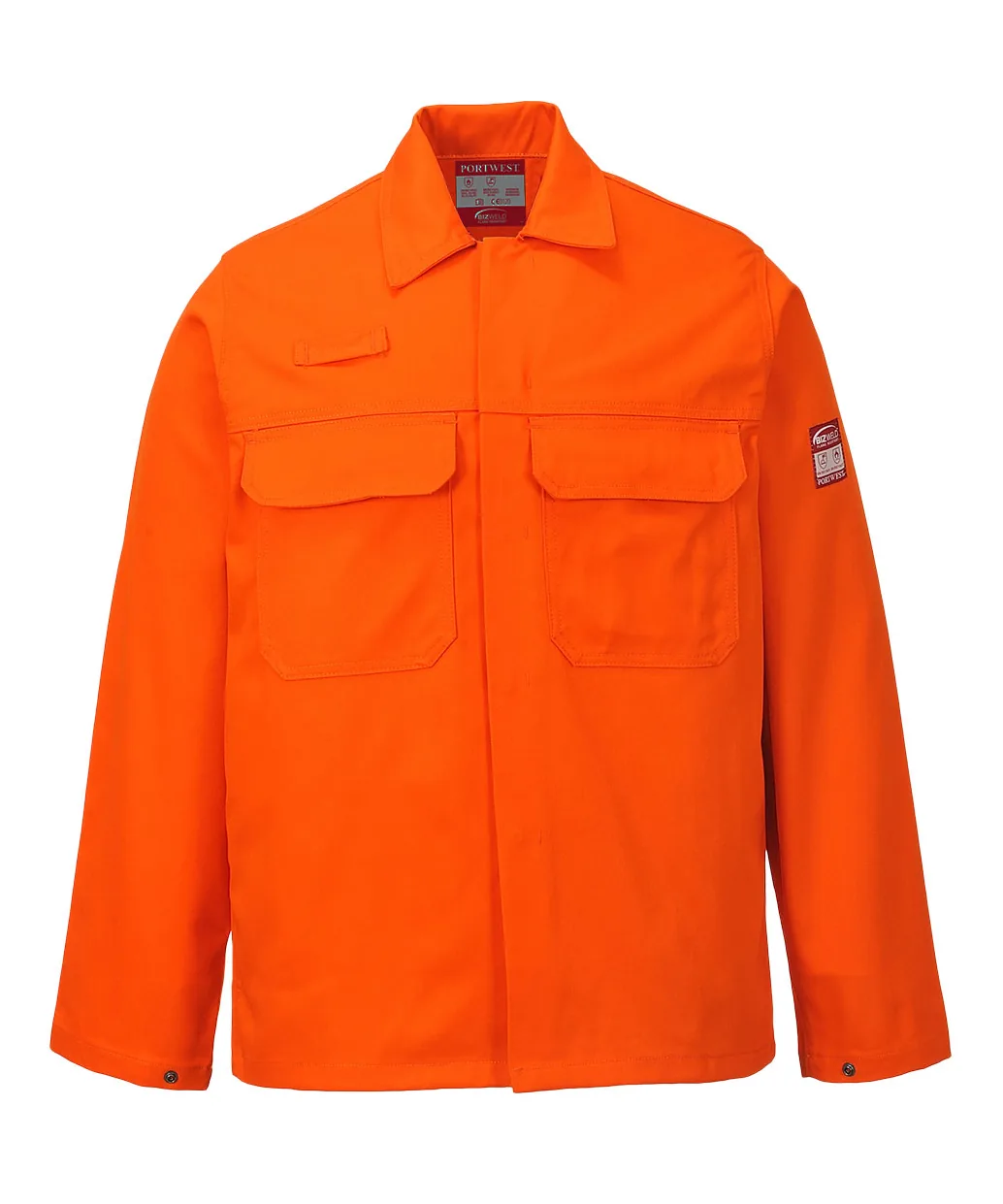 Portwest BIZ2 Bizweld Work FR Jacket in Orange