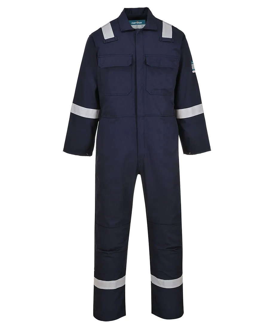 Portwest BIZ5 Bizweld Work FR Coverall in Navy