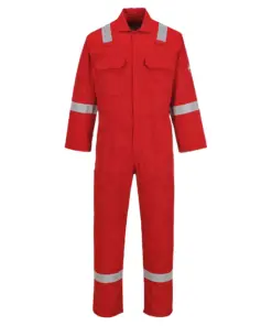 Portwest BIZ5 Bizweld Work FR Coverall in Red