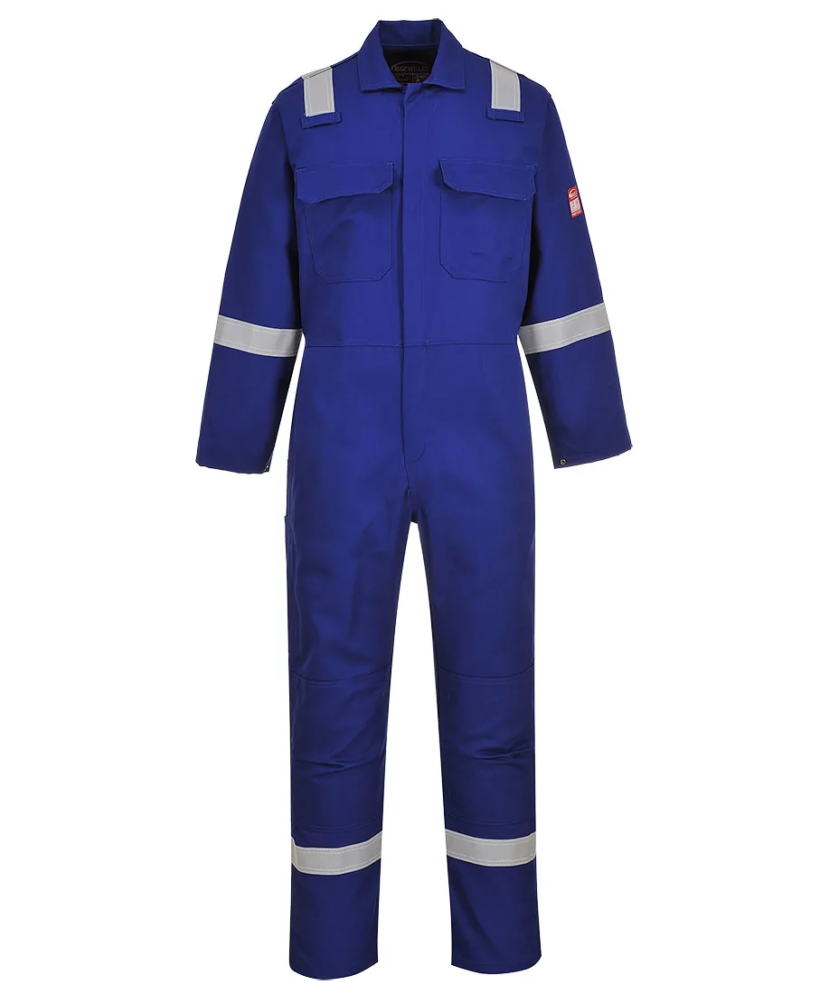 Portwest BIZ5 Bizweld Work FR Coverall in Royal Blue