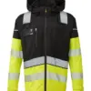 Portwest BX323 Ultimate Modular Hi-Vis 3-in-1 Rain Jacket in Yellow/Black