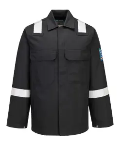 Portwest BZ13 Bizweld Work FR Jacket in Black