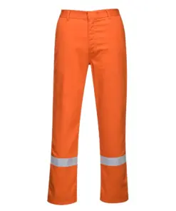 Portwest BZ14 Bizweld Work FR Trousers in Orange