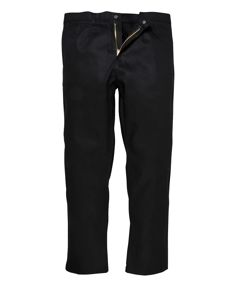 Portwest BZ30 Bizweld Work FR Trousers in Black