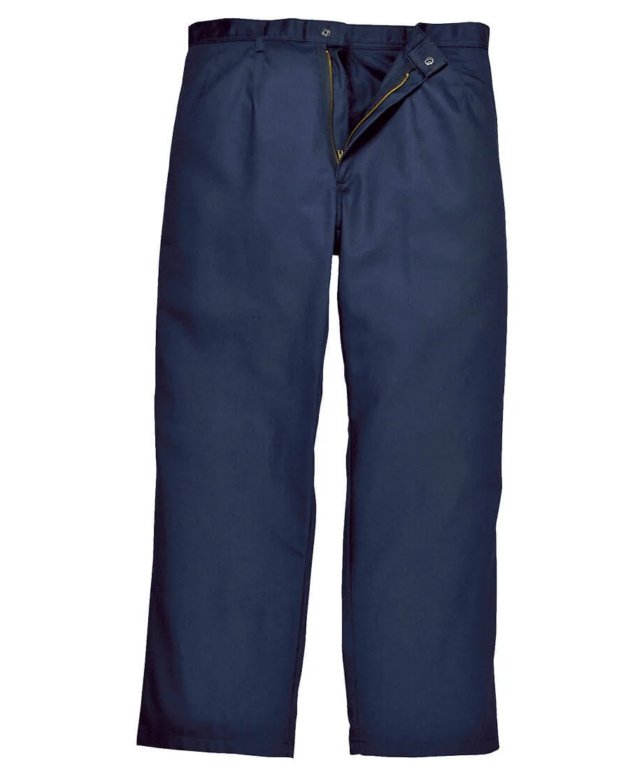 Portwest BZ30 Bizweld Work FR Trousers in Navy