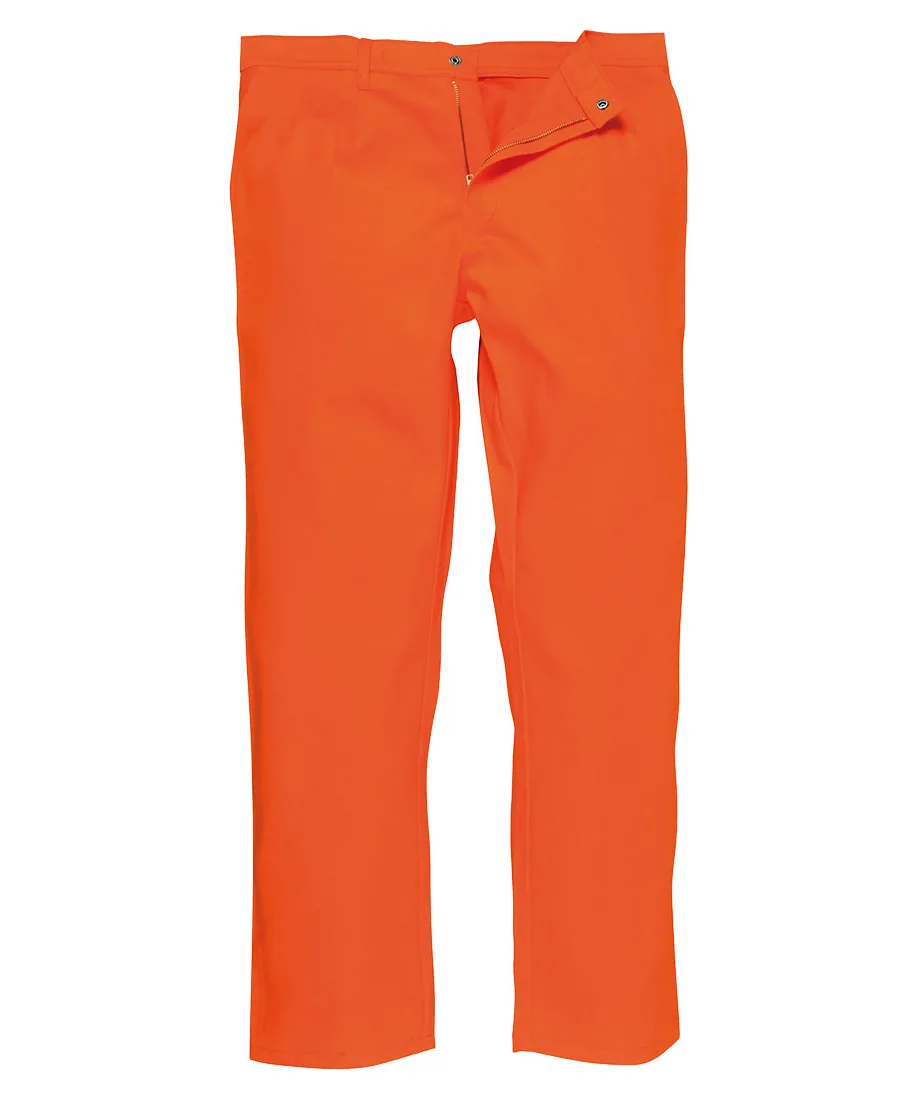 Portwest BZ30 Bizweld Work FR Trousers in Orange