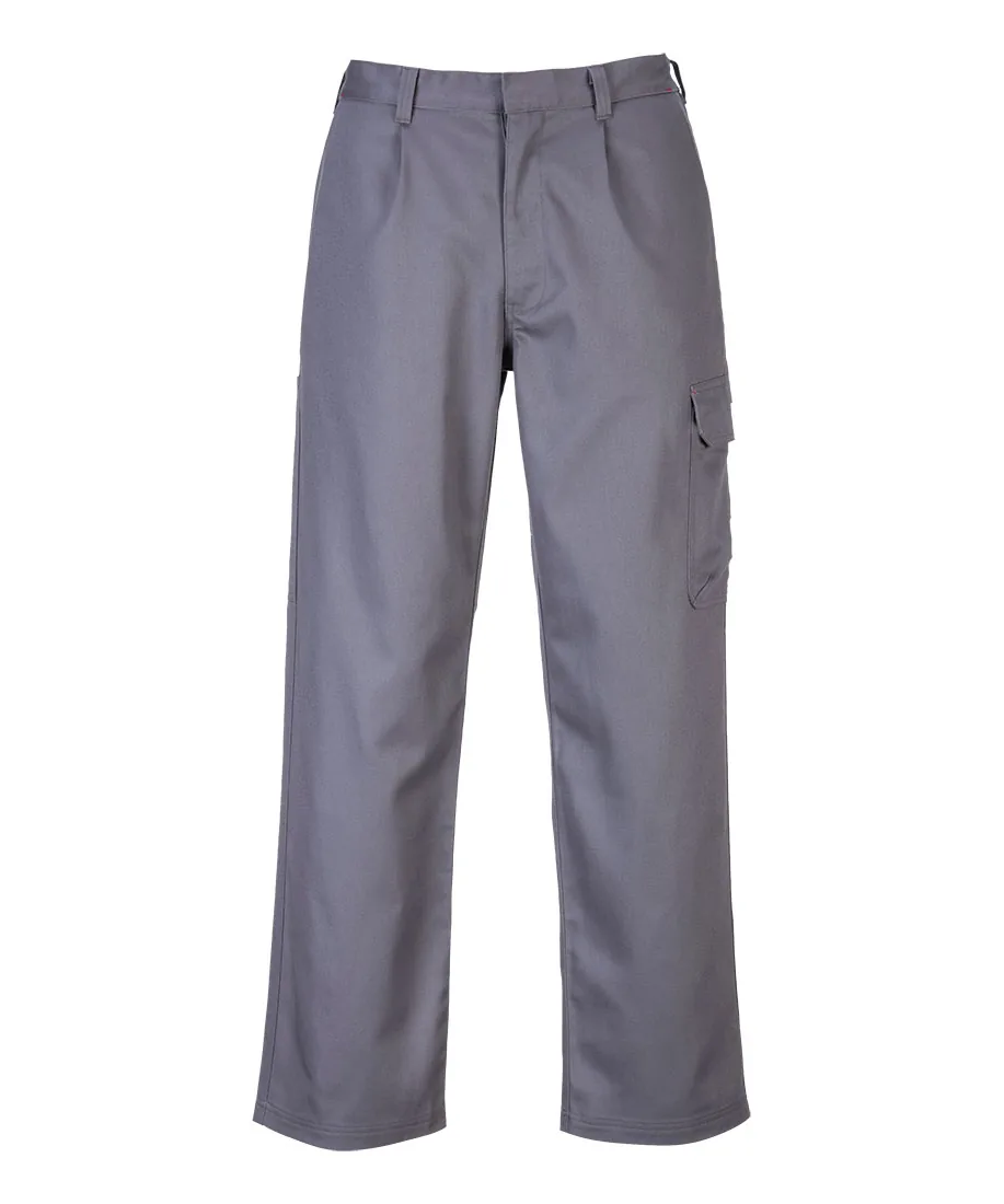 Portwest BZ31 Bizweld Work FR Trousers in Grey