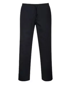 Portwest C070 Chef's Drawstring Trousers in Black