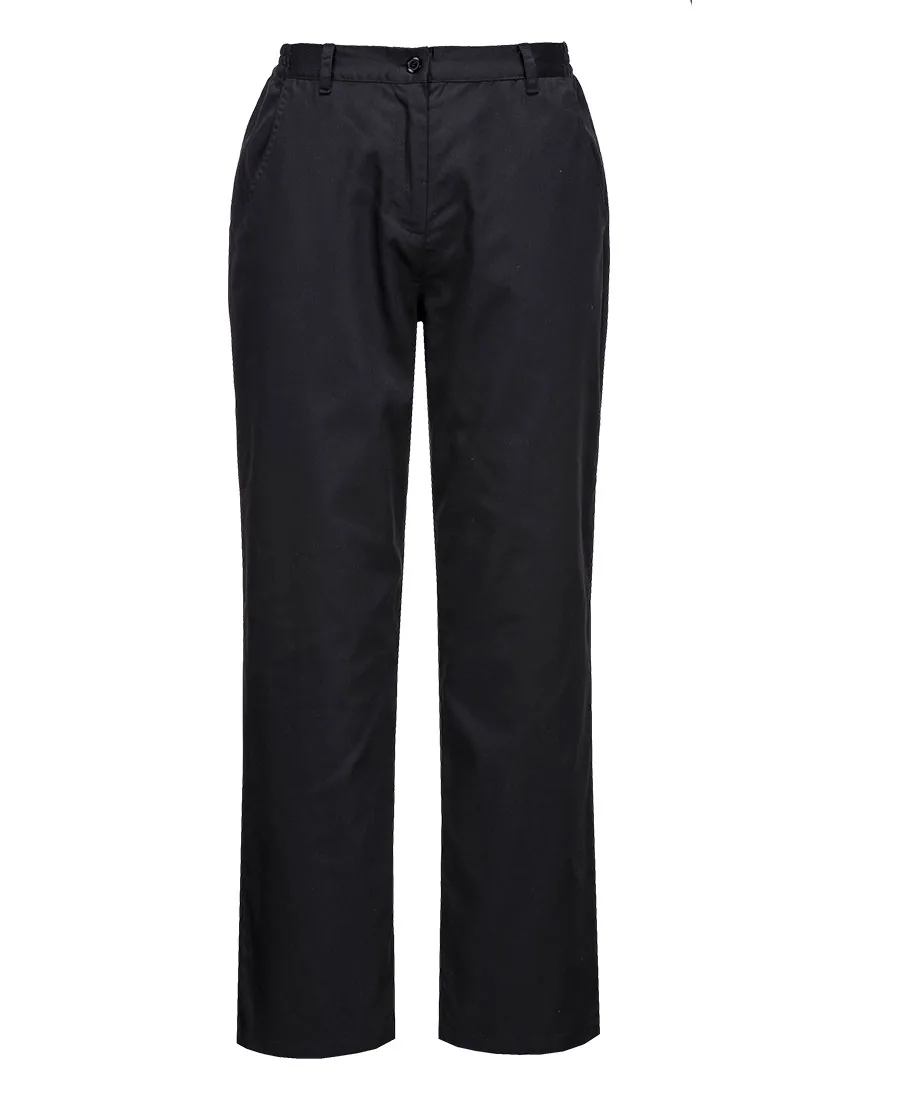 Portwest C071 Chef's Women's Rachel Trousers in Black