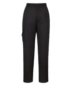 Portwest C099 Women's Combat Trousers in Black