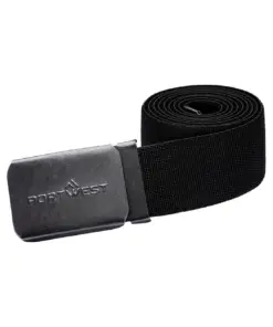 Portwest C105 Elasticated Work Belt in Black