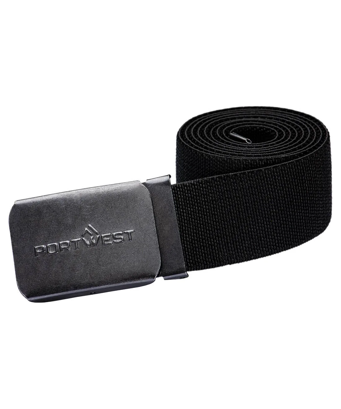 Portwest C105 Elasticated Work Belt in Black