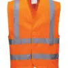 Portwest C370 Hi-Vis Mesh Band and Brace Vest in Orange
