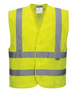 Portwest C370 Hi-Vis Mesh Band and Brace Vest in Yellow