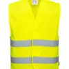 Portwest C374 Hi-Vis Mesh Two Band Vest in Yellow