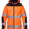 Portwest C469 Hi-Vis 3-in-1 Contrast Winter Pro Jacket in Orange/Black
