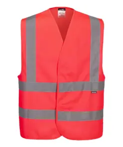 Portwest C470 Hi-Vis Band and Brace Vest in Red