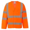 Portwest C473 Hi-Vis Band and Brace Jacket Long Sleeve in Orange