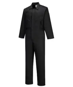 Portwest C813 Liverpool Zip Coverall in Black