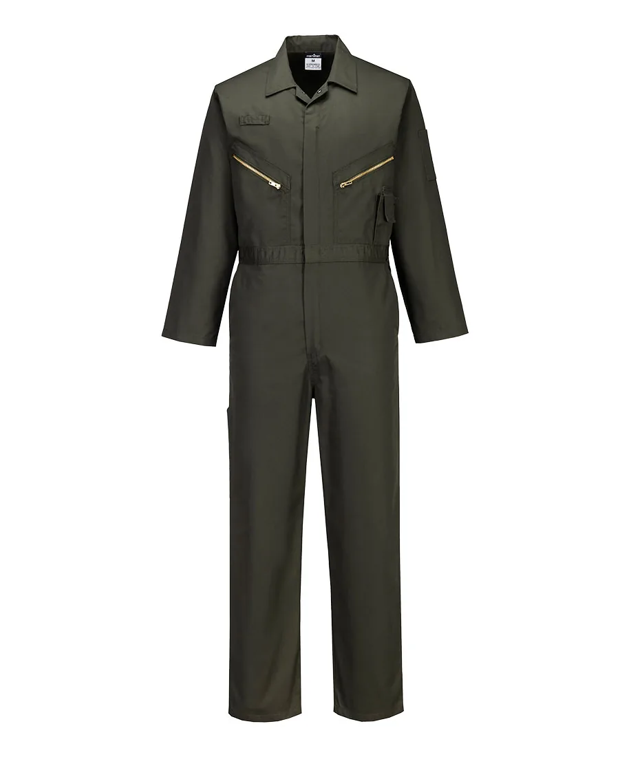 Portwest C813 Liverpool Zip Coverall in Forest Nights