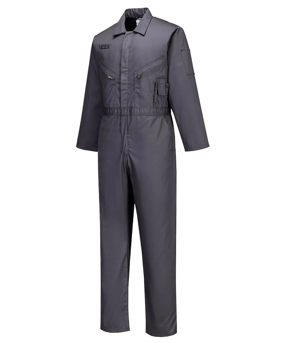 Portwest C813 Liverpool Zip Coverall in Graphite Grey