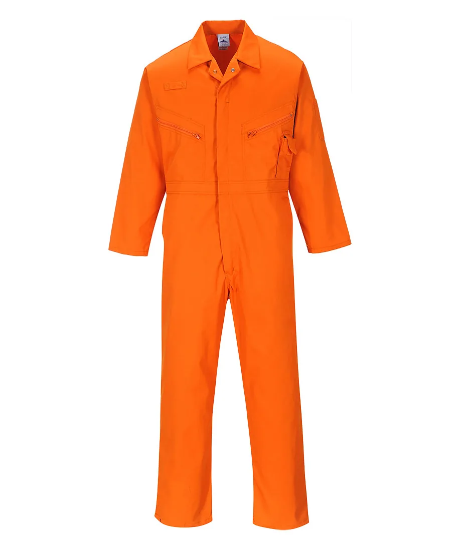 Portwest C813 Liverpool Zip Coverall in Orange