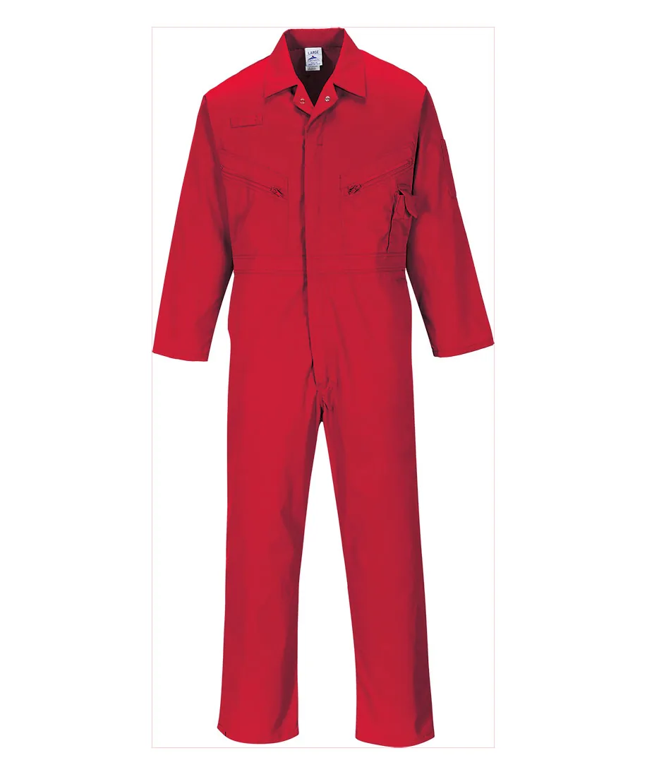Portwest C813 Liverpool Zip Coverall in Red