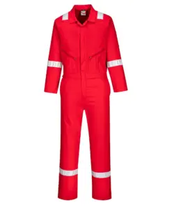 Portwest C814 Iona Cotton Coverall in Red