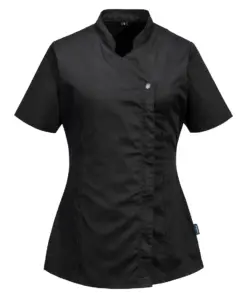 Portwest C824 Women's Tunic Short Sleeve in Black
