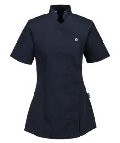 Portwest C824 Women's Tunic Short Sleeve in Navy