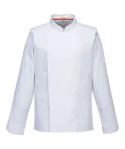 Portwest C838 Chef's Mesh Air Pro Jacket Long Sleeve in White