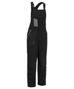 Portwest CD112 WX1 Two Tone Cotton Bib and Brace in Black/Grey